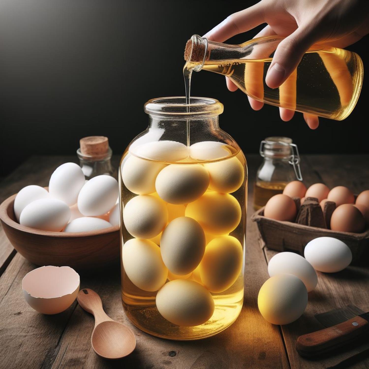 自製醋蛋,醋蛋做法,醋蛋